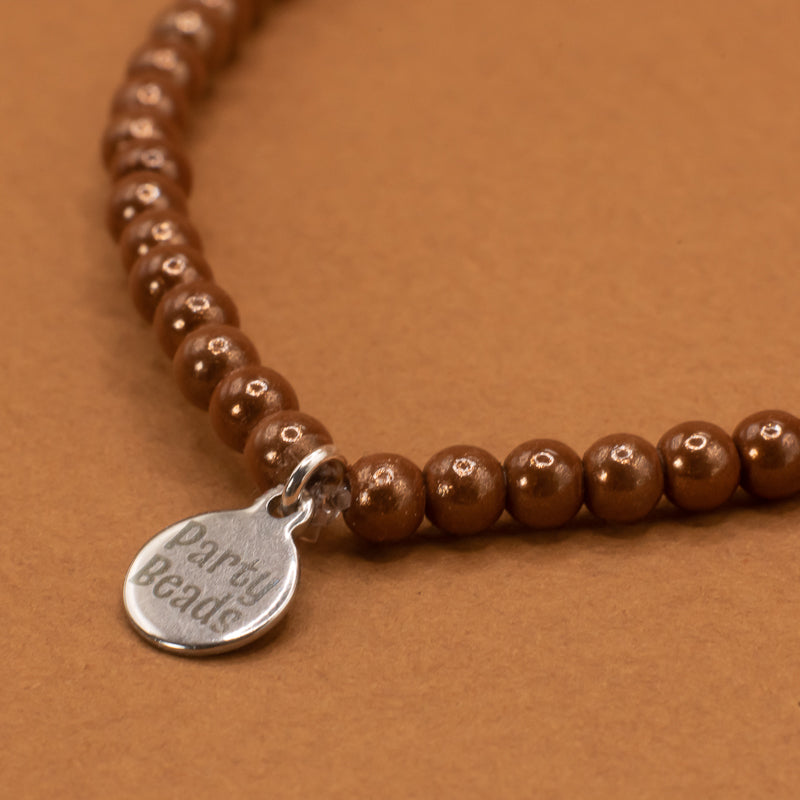Brown Necklace Small Bead (4mm)