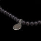 Dark Grey Bracelet Small Bead (4mm)