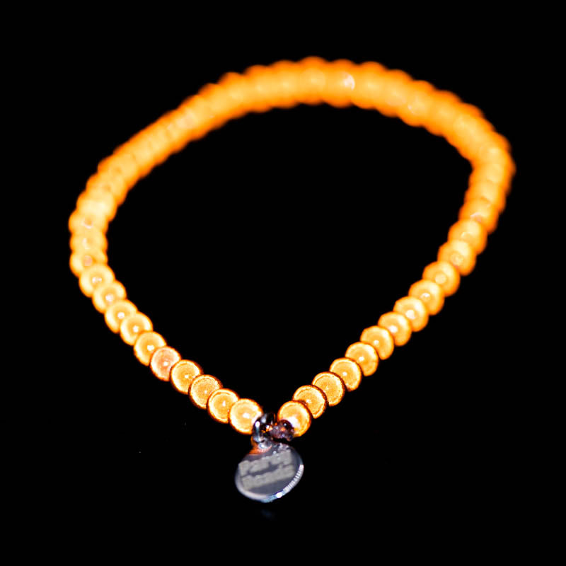 Orange Bracelet Small Bead (4mm)