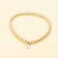 Gold Bracelet Small Bead (4mm)