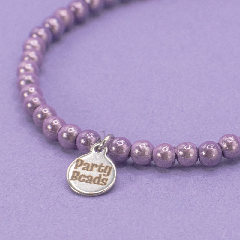 Lilac Necklace Small Bead (4mm)