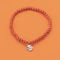 Orange Bracelet Small Bead (4mm)