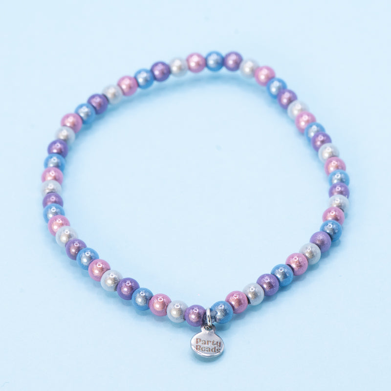 Pastel Rainbow Bracelet Small Bead (4mm)