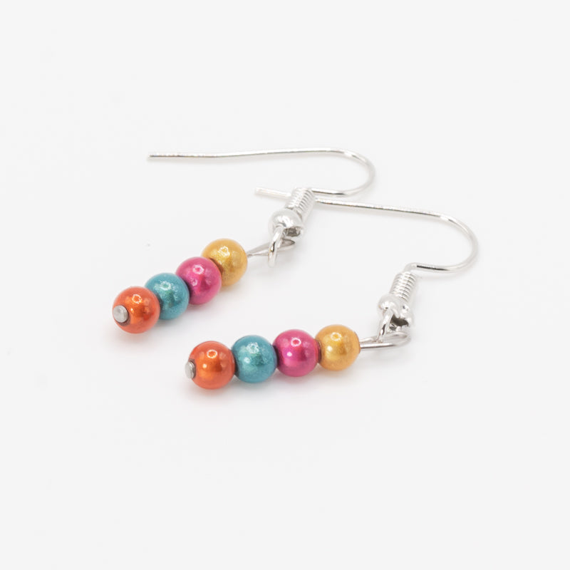 Tropical Earring Small Bead (4mm)