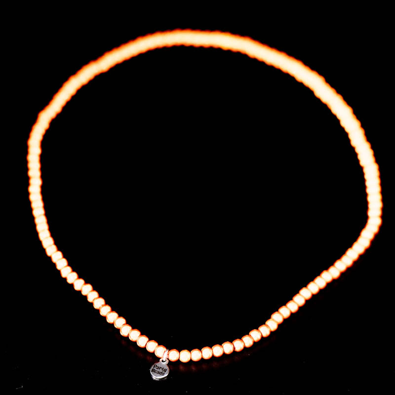 Orange Necklace Small Bead (4mm)