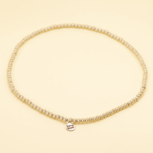 Gold Necklace Small Bead (4mm)