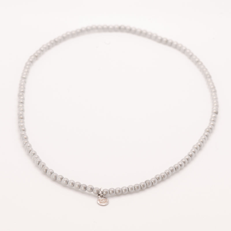 White Necklace Small Bead (4mm)