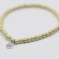 Gold Bracelet Small Bead (4mm)