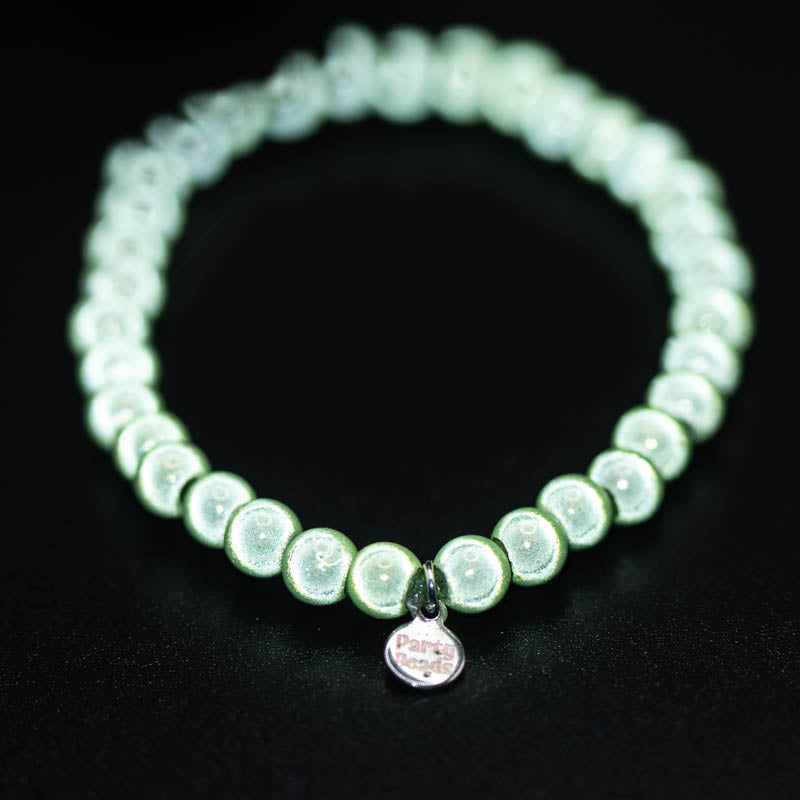 Lime Green Bracelet Medium Bead (6mm)