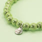 Lime Green Bracelet Medium Bead (6mm)