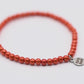 Orange Bracelet Small Bead (4mm)